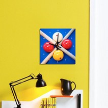 [천삼백케이] [꾸밈] pc425-당구장(사각형)인테리어벽시계, 이미지4