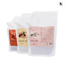네이쳐티 대용량 시럽 1.3kg (바닐라시럽/헤이즐넛시럽/캬라멜시럽), 캬라멜시럽1.3kg