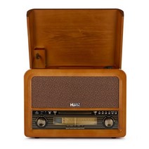 무료 휴라이즈 HR-TS200 턴테이블 LP 플레이어 블루투스 오디오 CD플레이어 리모컨