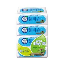 깨끗한나라 페퍼민트 물티슈 여행용 (30매x4입x6팩)