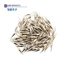 청룡조구 도금 회전도래추 벌크 (100개입), 1.2호 (100개입)
