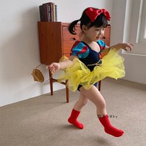 여아발레복세트 댄스 의상 백설공주 공연복 스커트