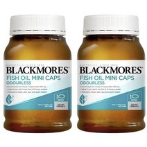 블랙모어스 오더리스 피쉬오일 1000mg 미니 캡슐, 400개입, 2개