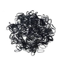 1000 개/가방 다채로운 작은 일회용 헤어 밴드 Scrunchie 여자 탄성 고무 포니 테일 홀더 액세서리 넥타이, 01