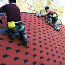 아스팔트싱글 슁글지붕 지붕 슁글 자재 주택 재료, 블루