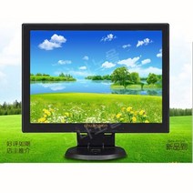 12 인치 LCD 컴퓨터 모니터 금전 등록기 POS 기계 고휘도 LED, 검정