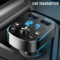 자동차 블루투스 FM 송신기 오디오 Mp3 플레이어 12-24V 듀얼 USB 3.1A 고속 충전 전자 액세서리, [01] A