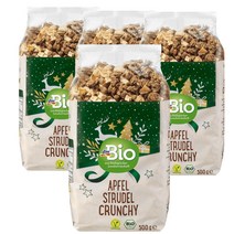 디엠바이오 dmBio Apple Crunchy 독일 애플 슈트루델 크런치 500g, 4팩