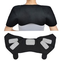 포커스 토르마린 어깨발열벨트 찜질벨트 허리보호대 자가발열벨트, 단품, 1 토르마린 어깨발열벨트