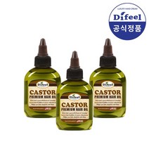 디필 프리미엄 내추럴 캐스터 헤어 오일 75ml X3, 없음