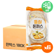 굿프랜즈 등심 돈까스1.5kg 대용량/업소용/식당용/옛날동까스, 6개한박스, 1.5kg