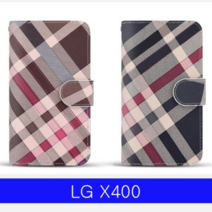 케이스 체크 지퍼월렛 엘지X400 엘지K121 X400 LMN LGX400이스 LGK121 LG K121
