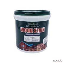 노루 순수 우드스테인 수성 목재용 3.5L 15종 택1 컬러수성 목공용 목재방수 도장용품, 색상_올리브그린