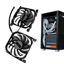 Inno 비전 GTX1080TI 1080 X2 GPU VGA 카드 쿨러 팬 1 세트 INNO3D GEFORCE GTX 1080 TI 그래픽 교체 용, 검은색, 01 Black