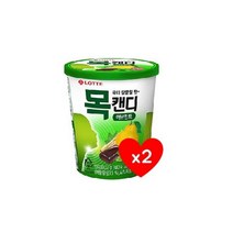 롯데 목캔디 허브 122g 2개 심심풀이 사무실간식 탕비실사탕 유아간식 군것질 졸음방지, 4개