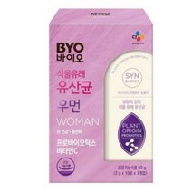 CJ제일제당 BYO 식물성 유산균 우먼 프로바이오틱스, 30포, 13박스