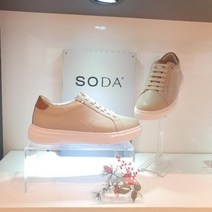 셀러허브 1 소다 NC14 여성 염소가죽 오솔라이트 밴드스니커즈 FLF320 GS32