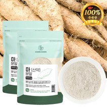 국내산 참마 분말 가루 1kg 100% 국산 마 분말 대용량 산약 사포닌 아르지닌 뮤신 식이섬유 아침 식사 우유 먹는 법 yam powder (+계량스푼 증정), 500그램 x 2팩 (계량스푼 증정), 2개