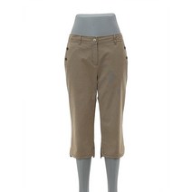 올리비아로렌_GHC 린넨 단추 포인트 일자 와이드 숏 크림 정장 밴딩슬랙스 핀턱 배기팬츠 부츠컷 데일리 세미 팬츠 VVC DLWM 5131