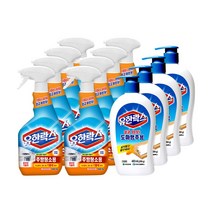 다봄마켓 유한락스 주방청소500ml 2개+도마행주용500ml 1개, 4개