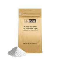 미국발송 퓨어 주석산 타타르 산 머랭안정제 2lb(907g) Pure Cream of Tartar Food Grade, 907g, 1개