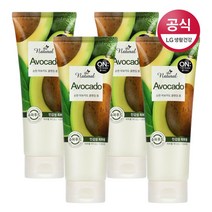 온더바디 더내추럴 순한 아보카도 클렌징폼 200g, 4개