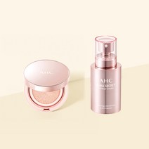 AHC 핑크 아우라 톤업크림 50g + 톤업쿠션 15g (본품+리필) 세트, 1세트, 65g