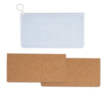 바로누리 코르크필터2매 마스크보관케이스, 1개입