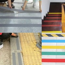 계단 미끄럼방지 스티커 바닥 매트 테이프 논슬립 지하철 실외 시공 아파트 주차장 5m, 1개