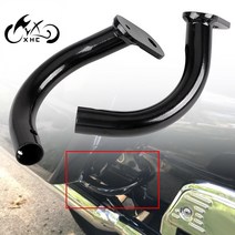 할리 1993-2013 일렉트라 글라이드 FLHT & Road Glide 새들백 가드 엘리 미네 이터 브래킷 블랙, 한개옵션0