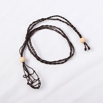 1pc 목걸이 코드 빈 돌 홀더 다양한 크리스탈 원시 그물 가방 DIY 쥬얼리 만들기위한 물고기 생선, 08 Coffee