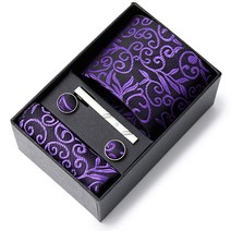 혼주넥타이 하객 슬림 넥타이 품질 75 m 비즈니스 손수건 커프스 세트 넥타이 클립 녹색 orts결혼식