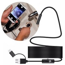 스마트폰내시경 카메라 산업용 배관 하수구 3.95.578mm 하수 내시경 유형 c 1080p Android 스마트 폰 pc 용 비디오 내시경 보안 검사 장치, 협력사, 1m, 720p8mm 렌즈 소프트