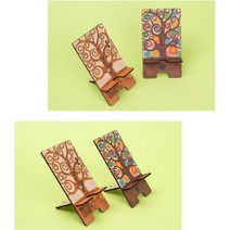 충전용 클림트명화 생명나무 핸드폰거치대만들기 5개