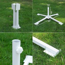 튼튼한 접이식 파라솔 받침대 간편설치 캠핑 테라스 발코니 정원 대형, 파라솔받침대(84cmx84cmx30cm)