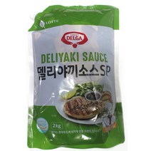 롯데 델리야끼소스 스파우트팩 2kg 2개