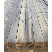 방부목구조재 89X89X3600mm 방부액처리 레드파인구조목 계단재 목재 각재 데크재, 1개