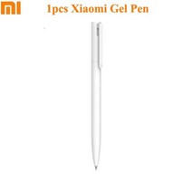 원래 샤오미 젤 펜 Mijia 9.5mm 서명 볼펜 스위스 리필 일본 블랙 블루 잉크 내구성 학교 쓰기 펜, 1pcs pen