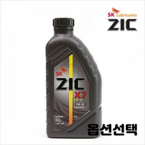 가솔린 디젤 휘발유 엔진 오일 자동차 차량 건설 중장비 종류선택 2개입 1세트, SK 가솔린 합성 지크 X7 1L 휘발유 LPG 2개입, 1개
