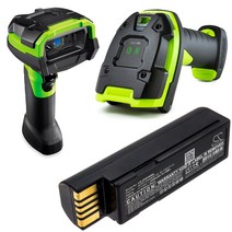 Cameron Sino 2200mAh 배터리 얼룩말 DS3600 DS3678 LI3600 EVM LS3600 LI3678 LS3678 82-166537-01 BTRY-3, 01 Black
