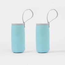 NHT463530포미퓨어 보온보냉 물병 파우치 2p세트 280ml(스카이), 1, 1, 280ml
