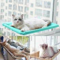고양이 윈도우 해먹(민트) 아기고양이캣타워 캣타워DIY
