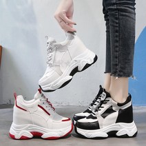 kirahosi 여성 슈즈 패션 스니커즈 신발 운동화 빈티지 통굽 358호+덧신증정 AO7cbfyv