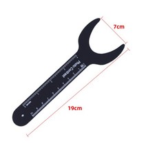 치과 사진 대비 보드 구강 이미지 블랙 플레이트 스케일 마크용 교정 도구 오토클레이브 가능, 05 C-4C