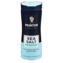 Morton Coarse Sea Salt 몰튼 코셔 씨 솔트 굵은 소금 17.6oz(500g) 4팩, 500g, 4개