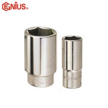 지니어스/6각 12각 롱 핸드소켓/복스알/1/2(12.7mm), 6각 규격27mm