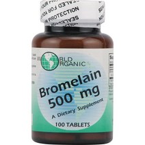 월드오가닉 브로멜라인 500mg 무설탕 타블렛, 100개입, 1개, 100정