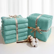 테리파머 무형광 호텔수건 170g 10장 수건세트 리본선물포장 타올 타월 수건, 19_170g 티파니