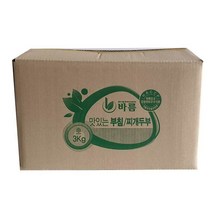 콩이고소한두부(찌개부침겸용) 3KG x 4입 /푸름원 BOX, 단품