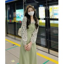 상견례옷차림 꽃 원피스 여성 봄 여름 프랑스 디자인 감성 롱 스커트